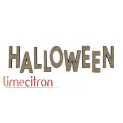  Chipboard -  Halloween (lettre)